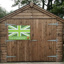 large timber shed